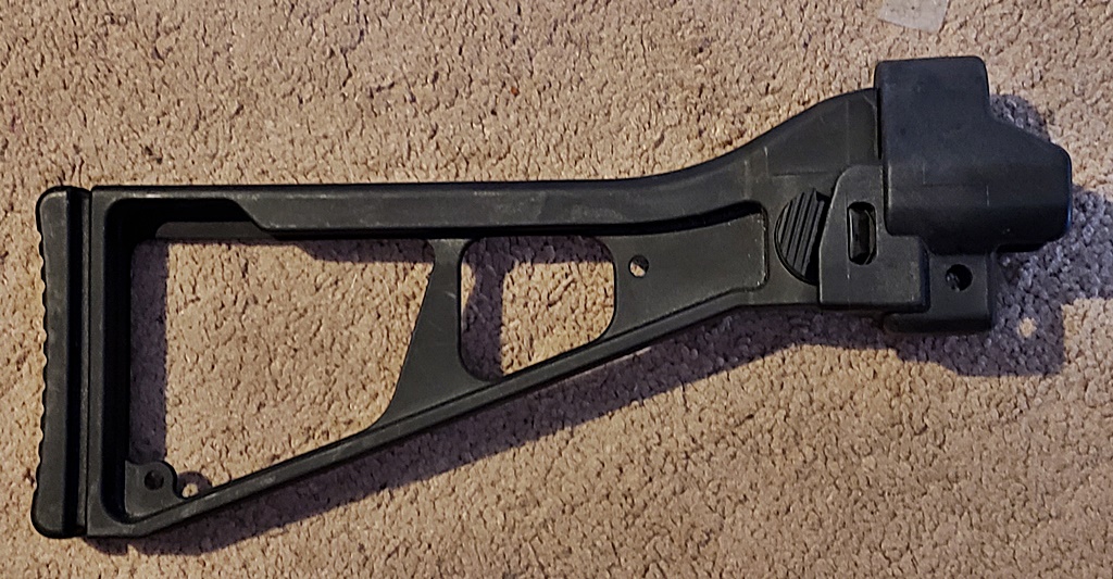 Mp5 Folding Stock On Hk93 33 Type Rifle Ar15 Com