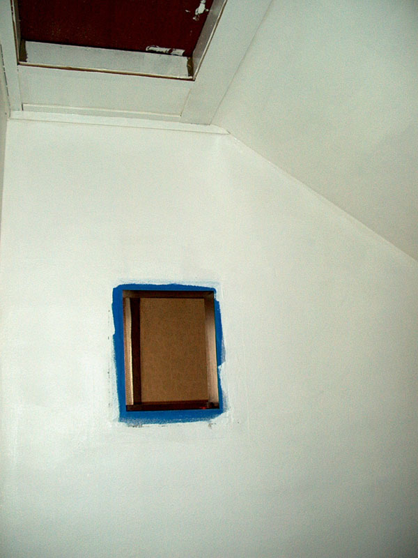 Primed and Ready! The closet.